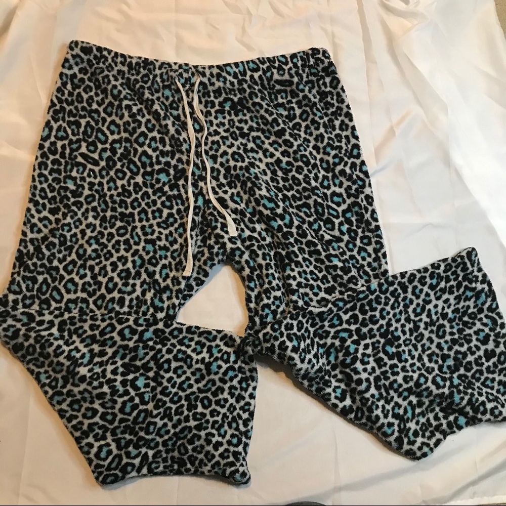 Cheetah pajama pants